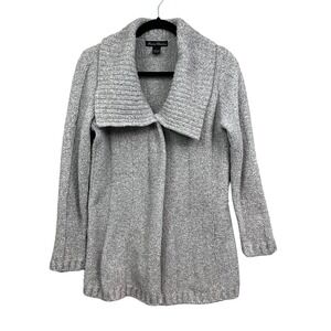 Marisa Christina Cardigan Sweater Stretch Single Button Beige Women Size L*